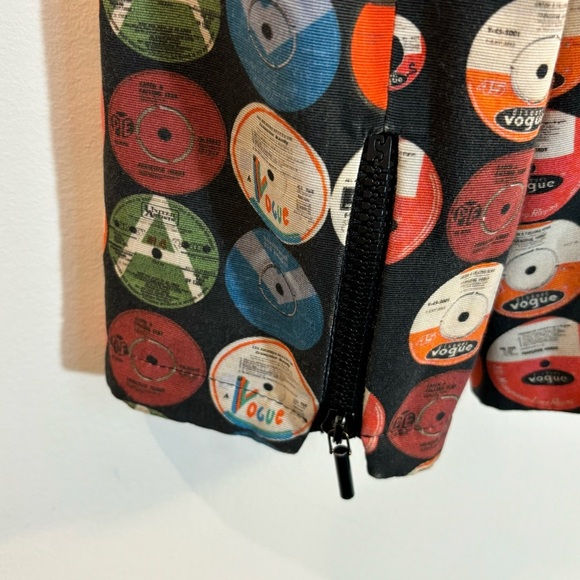 AKRIS PUNTO Sz 14 Blazer Jacket Polka Dot Pattern Partly Lined 100% Cotton - Picture 5 of 10